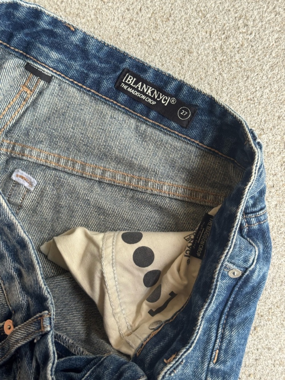 Blank NYC The Madison Crop Denim Jeans - Picture 4 of 6